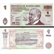 1 Peso de Buenos Aires 1985-2002 S2310 UNC