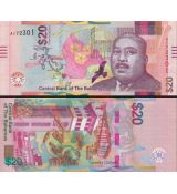 20 Dolárov Bahamy 2018 P80 UNC, bankovka