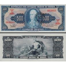 50 centavos Brazília 1967, P186a AU