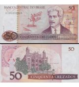 10 cruzados Brazília 1986-88, P211 UNC