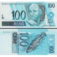 100 reais Brazília 1994, P247 UNC