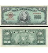 1000 Pesos Kuba 1950 P084a AU