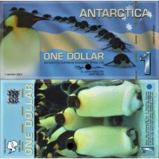 1 Dolár Antarktída 2007 SPECIMEN UNC, polymer