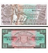 50 Frankov Burundi 1993 P28c UNC