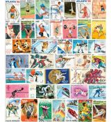 Známky tematické - šport Olympijské hry 250 ks rôznych