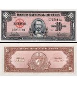 10 Pesos Kuba 1960 P079b UNC