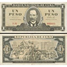 1 Peso Kuba 1964 P094b AU