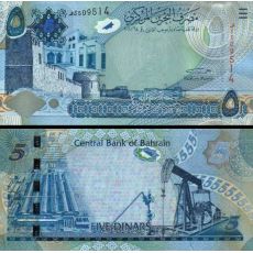 5 Dinárov Bahrajn 2008 P27 UNC