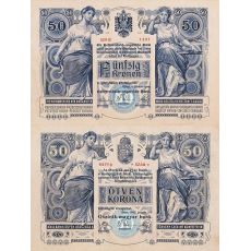 50 Korún Rakúsko-Uhorsko 1902 P06, REPLIKA