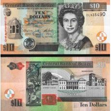 10 Dolárov Belize 2016 P68e UNC
