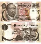 1 Pula Botswana 1976 P01a UNC
