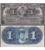 1 Peso Kuba 1896 P047a AU