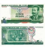 5 Pesos Kuba 1991 P108a UNC