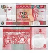 3 Pesos Kuba 2007 FX47 UNC