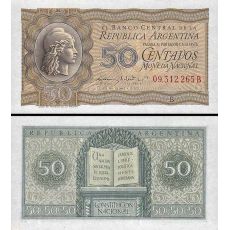 1 Peso Argentína 1952-55 P260b UNC