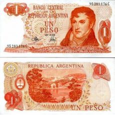 1 Peso Argentína 1970 P287c UNC