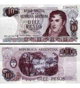 10 Pesos Argentína 1970-73 P289 UNC