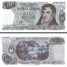 10 Pesos Argentína 1976 P300 UNC