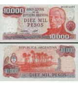 10 000 Pesos Argentína 1976-83 P306 UNC