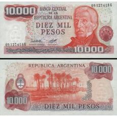 10 000 Pesos Argentína 1976-83 P306 UNC