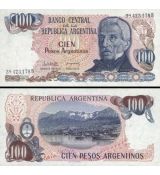 100 Pesos Argentinos Argentína 1983-85 P315 UNC