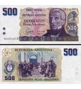 500 Pesos Argentinos Argentína 1984 P316 UNC