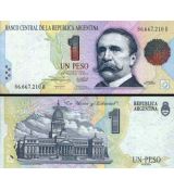 1 Peso Argentína 1992-94 P339 UNC