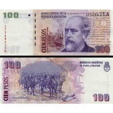 100 Pesos Argentína 1999-2002 P351 UNC