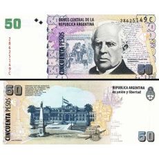 50 Pesos Argentína 2003-13 P356 UNC