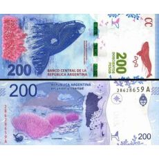 200 Pesos Argentína 2016-18 P364 UNC