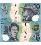 10 Dolárov Austrália 2017 P63 UNC, polymer