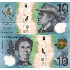 10 Dolárov Austrália 2017 P63 UNC, polymer
