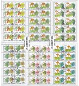 Známky Severná Kórea 1989 Huby a rastliny Michel 2999-3004 razené