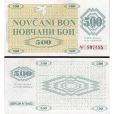 500 Dinara Bosna a Hercegovina 1992 P7r UNC