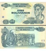 10 Bolivianos Bolívia 2015, P243 UNC