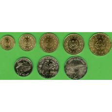 Tunisko 10-20-50-100-200 Millimes + ½-1-2 Dinars 2013 UNC, sada mincí