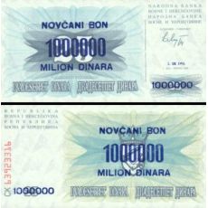 1 000 000 Dinara Bosna a Hercegovina 1993 P35a UNC