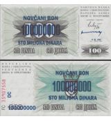100 000 000 Dinara Bosna a Hercegovina 1993 P37 UNC