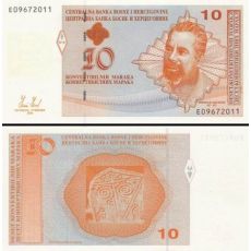 10 Konvertible Marka Bosna a Hercegovina 2008 P72a UNC