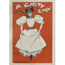 Plagát A Gaiety Girl, 1894 Dudley Hardy