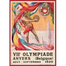 Plagát Letné olympijské hry Antverpy, 1920 Walter van der Ven