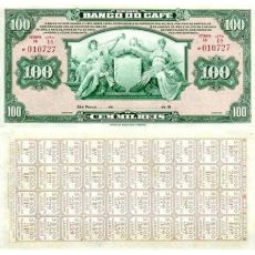 100 000 reis Brazília 1890, P-S541 UNC