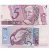 5 reais Brazília 1994, P244Ak UNC