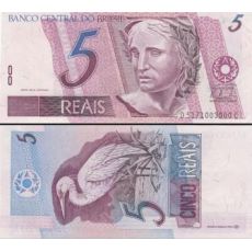 5 reais Brazília 1994, P244Ak UNC