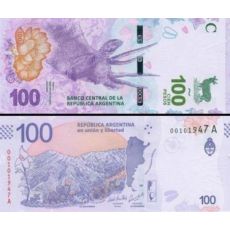 100 Pesos Argentína 2018 P363A UNC