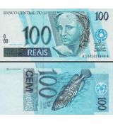 100 reais Brazília 1994, P247 UNC