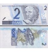 2 reais Brazília 2001, P249a UNC