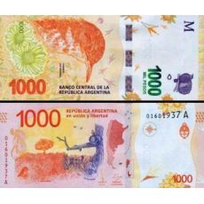 1000 Pesos Argentína 2017 P366 UNC