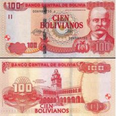 100 Bolivianos Bolívia 2015, P246 UNC