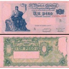 1 Peso Argentína 1951-52 P262 VF